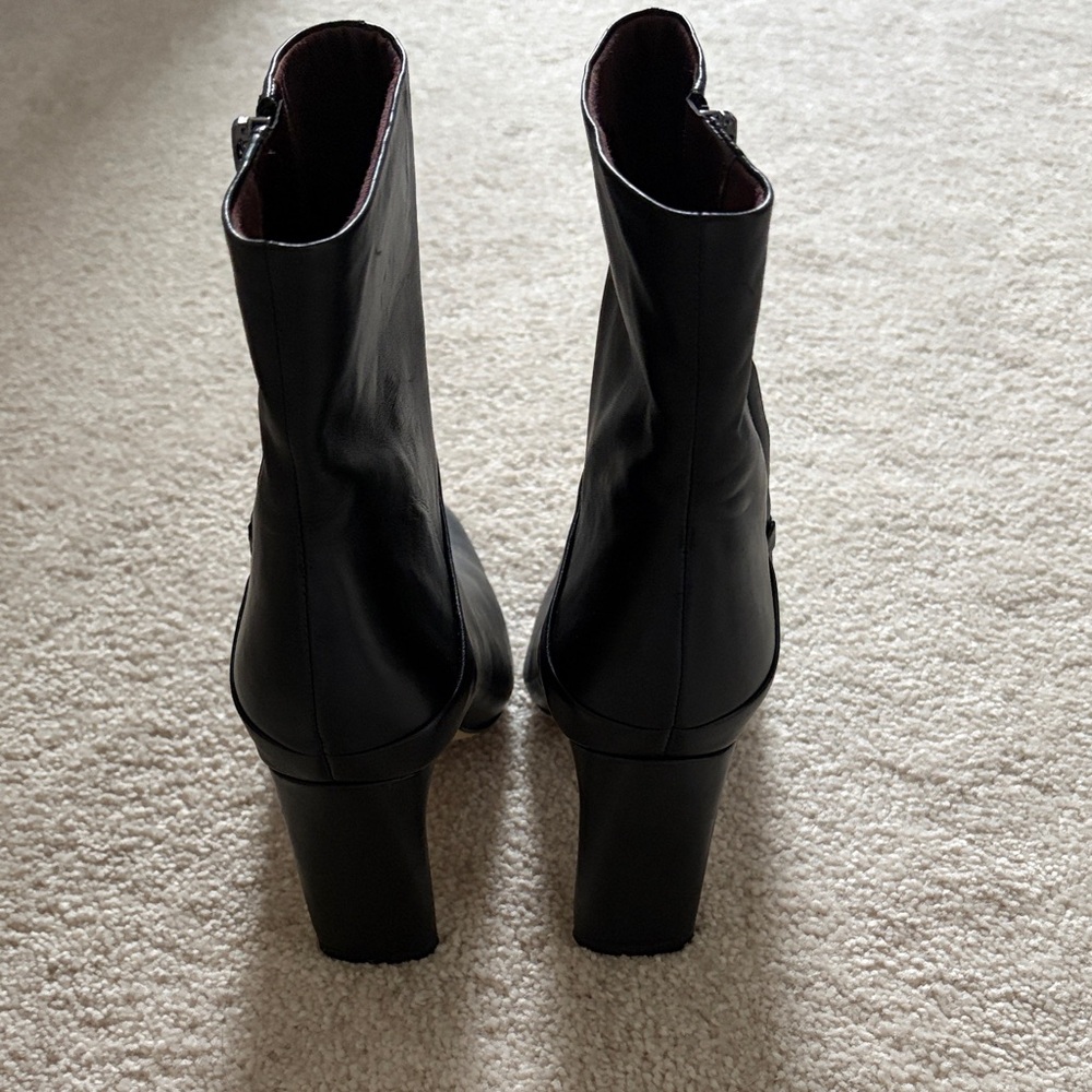 Franco Sarto Black Heeled Boots